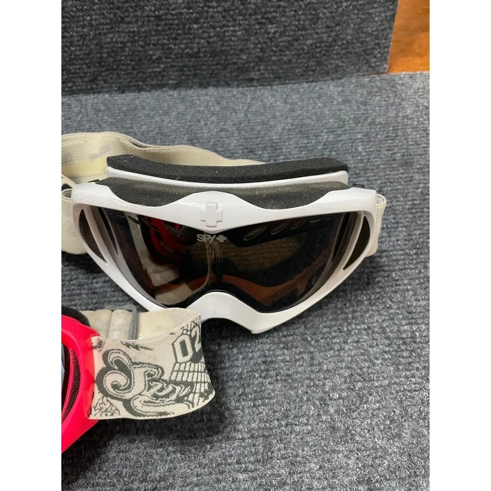 Spy Optic Gordini Snow Goggles Bundle 3 Pairs Ski Snowboard Pink White Unisex